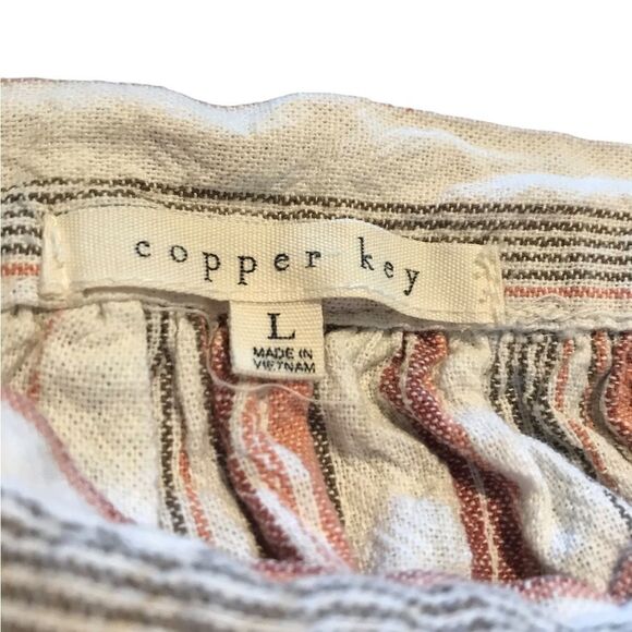 Copper Kay size large striped dress like new condition - Picture 2 of 3